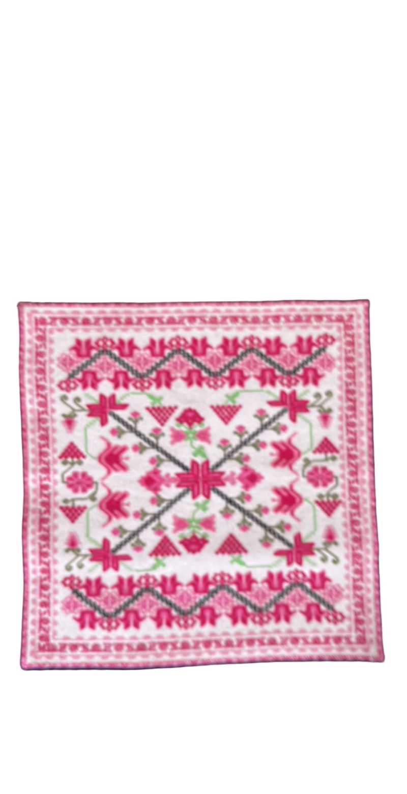 Embroidered Decorative Frame – Mazahua Motifs
