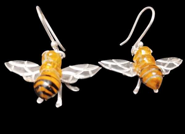 Bee-Inspired Earrings