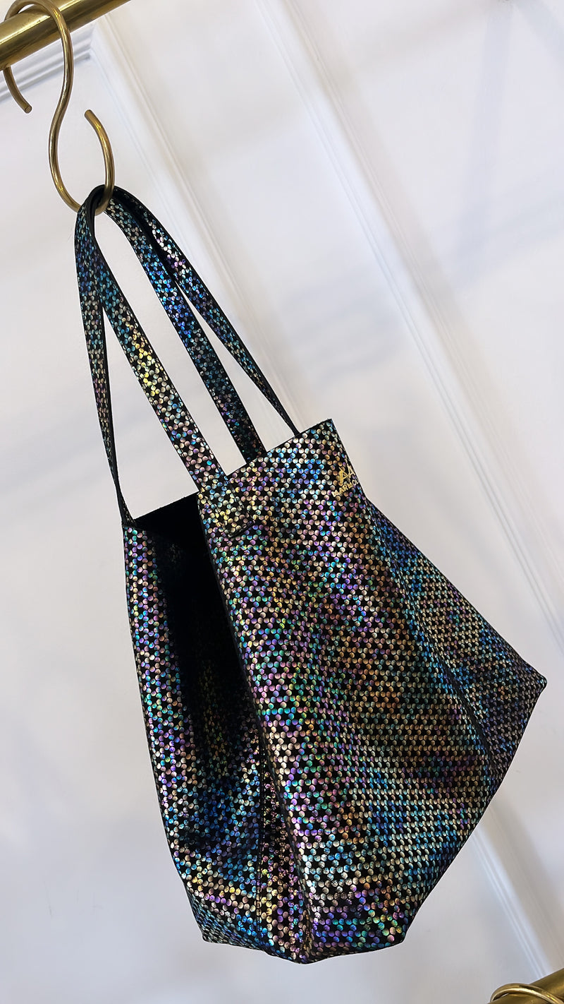 Black Tornasol Shopping Bag