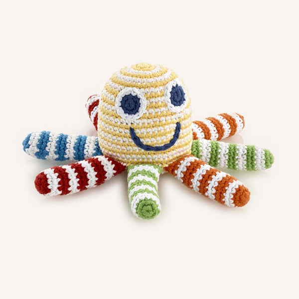 Octopus Rattle - Rainbow