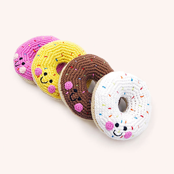 Pretend Play Food Rattle -  Plush Donut