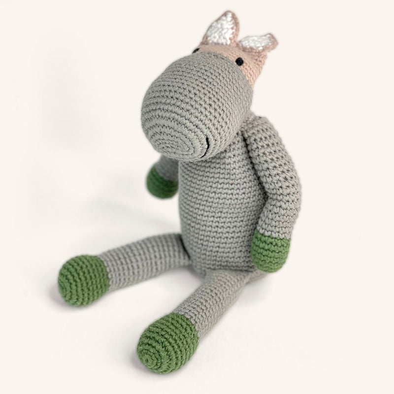 Organic Hippo Rattle