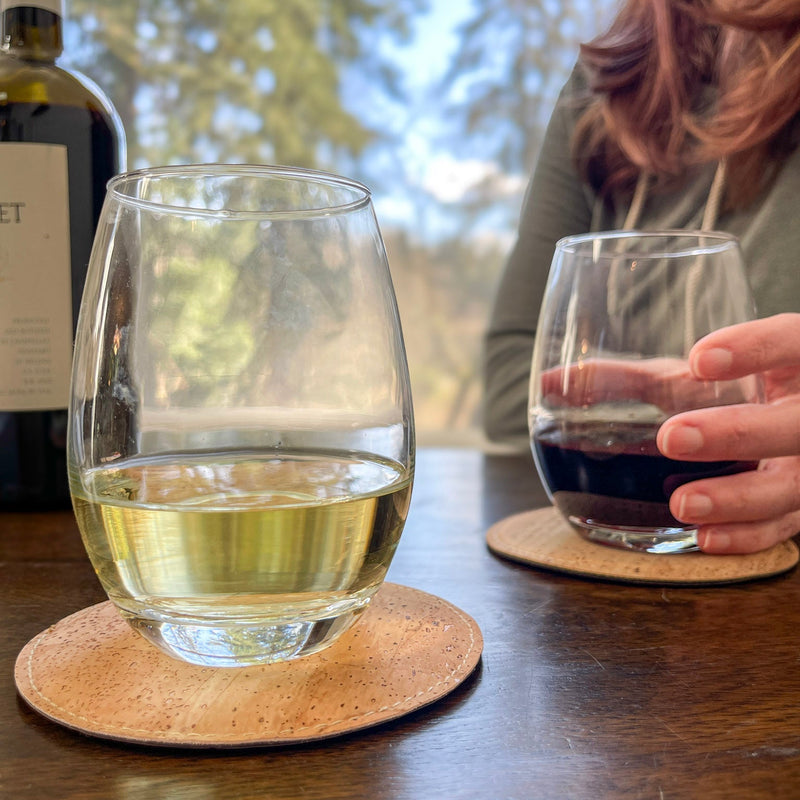 SET OF 4 CORK COASTERS