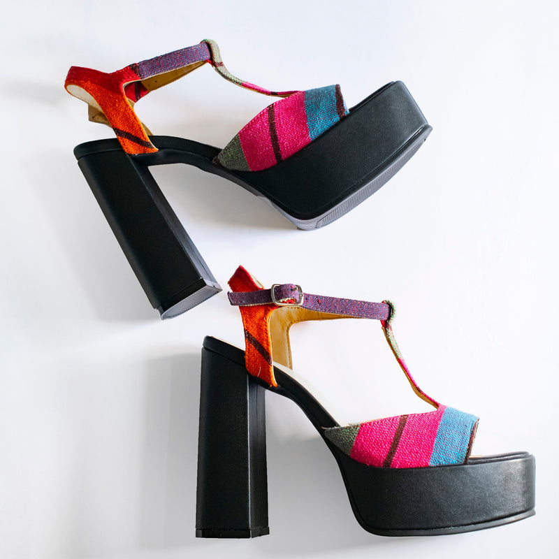 Black Platform Sandals