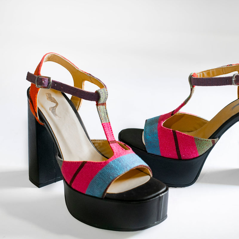 Black Platform Sandals