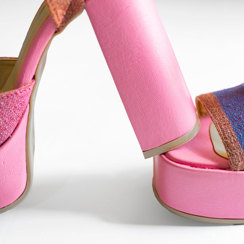 Pink Platform Sandals