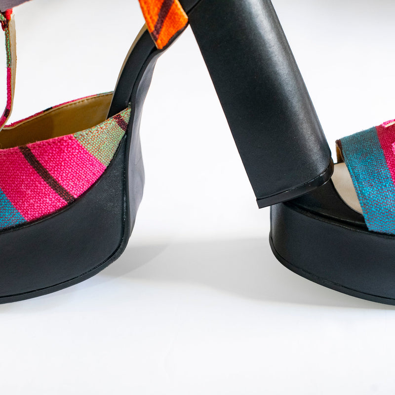 Black Platform Sandals