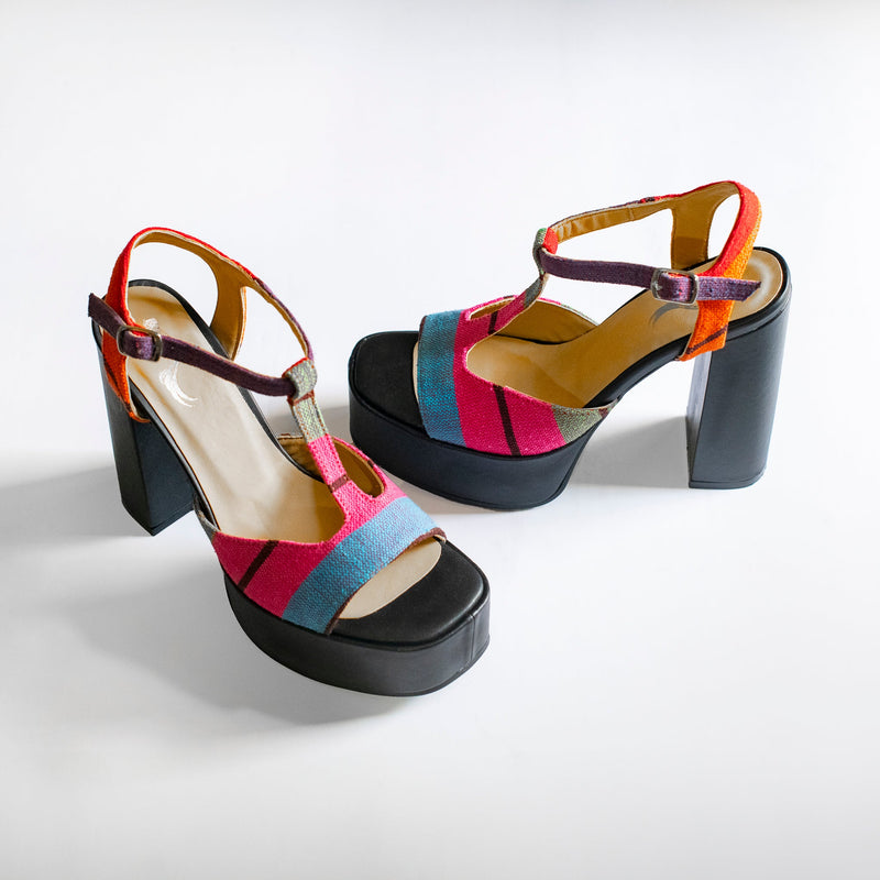 Black Platform Sandals