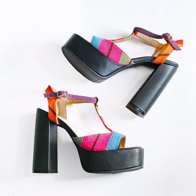 Black Platform Sandals