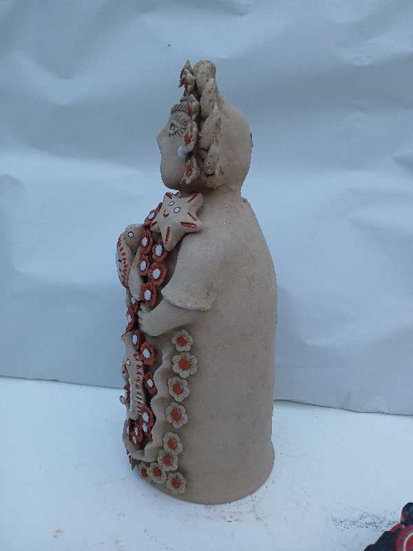 Teodora – Doll with Marine Animals and Floral Relief