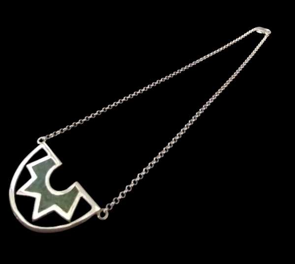 Half Circle Triangle Pendant