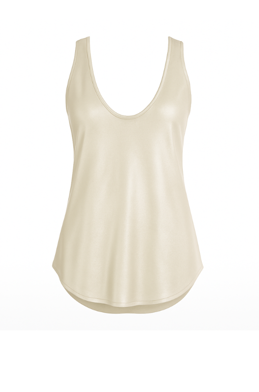 SAMANTHA Satin Knit Tank