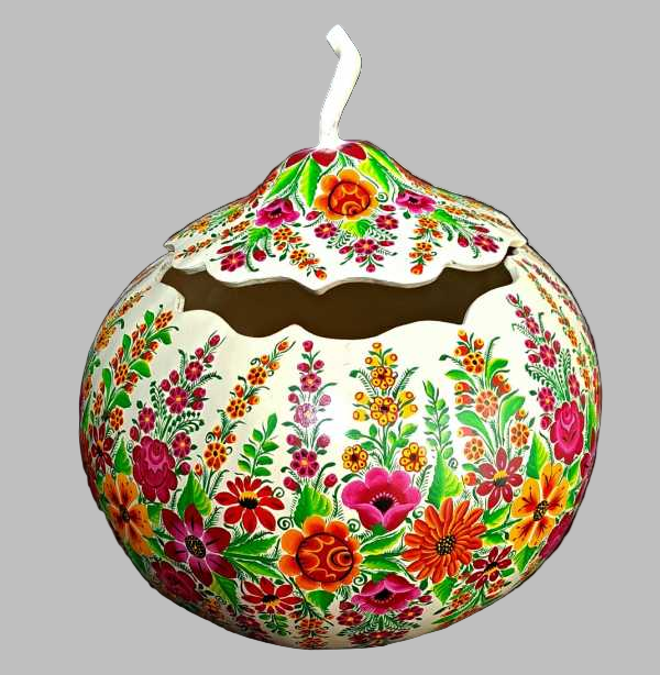 Floral Painted Huaje