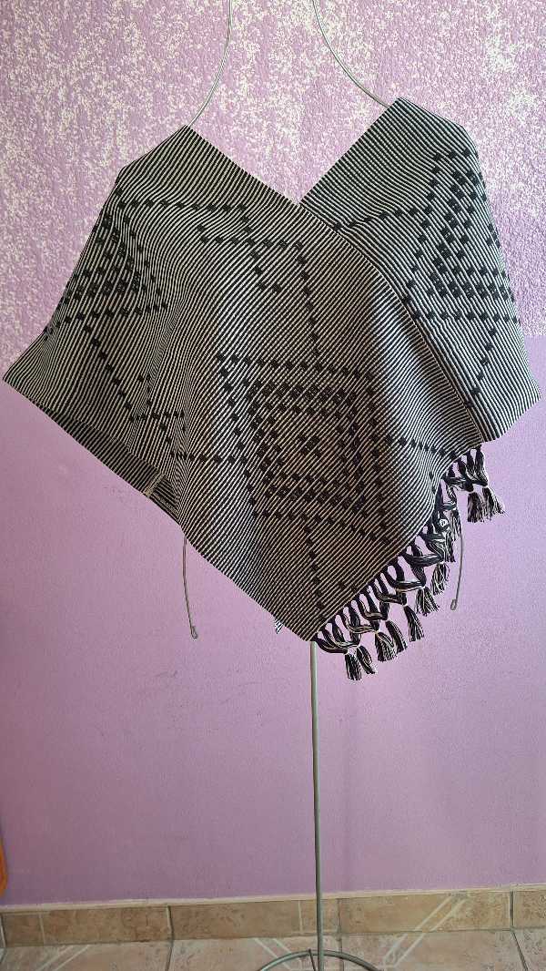 Handwoven Cotton Quexquemetl