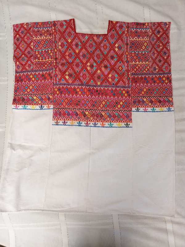 Huipil with Intricate Loom Work