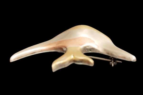 Pufferfish Brooch in Married Metals