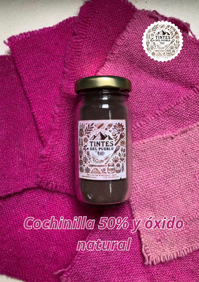 Tintes del Pueblo – 100% Natural Fuchsia Pink Dye