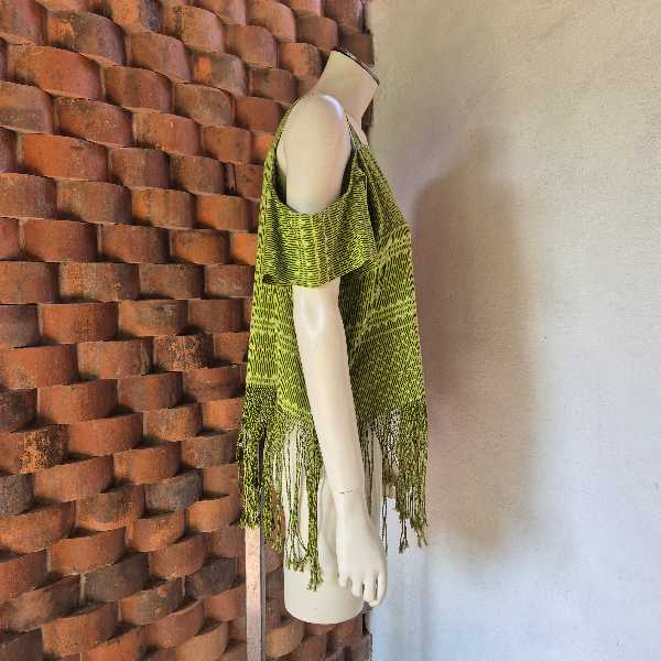 Handwoven Fringe Strap Blouse