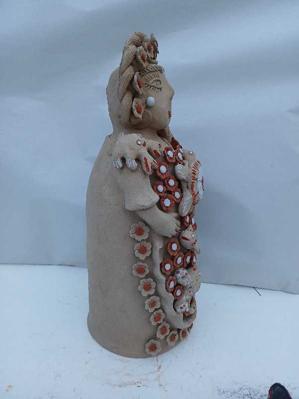 Teodora – Doll with Marine Animals and Floral Relief