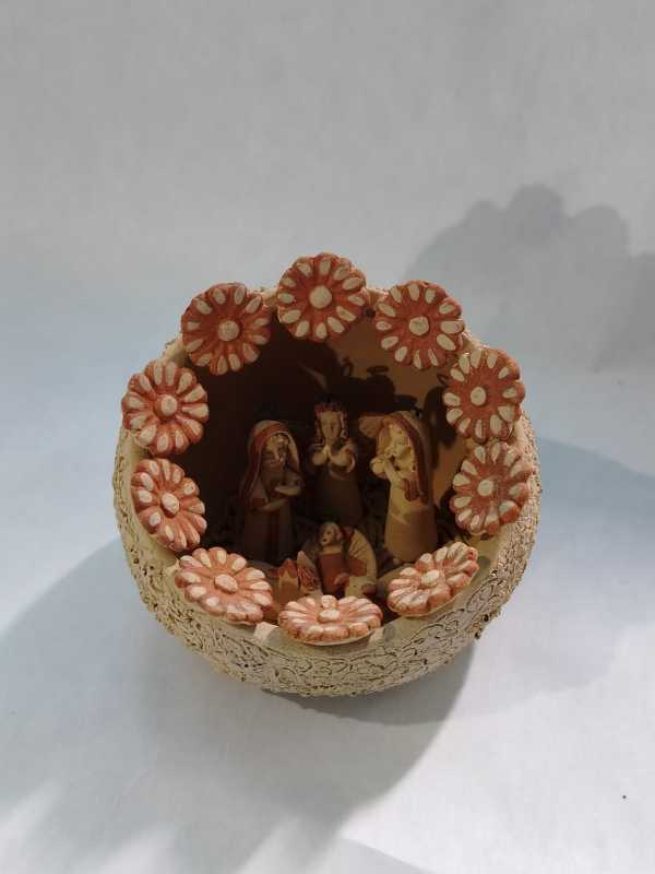 Christmas Egg Nativity Scene