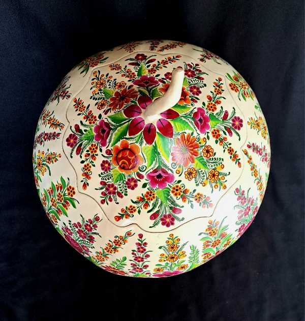 Floral Painted Huaje