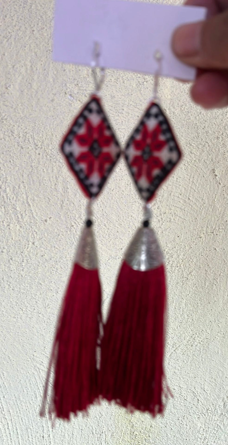 Mazahua Star Design Earrings