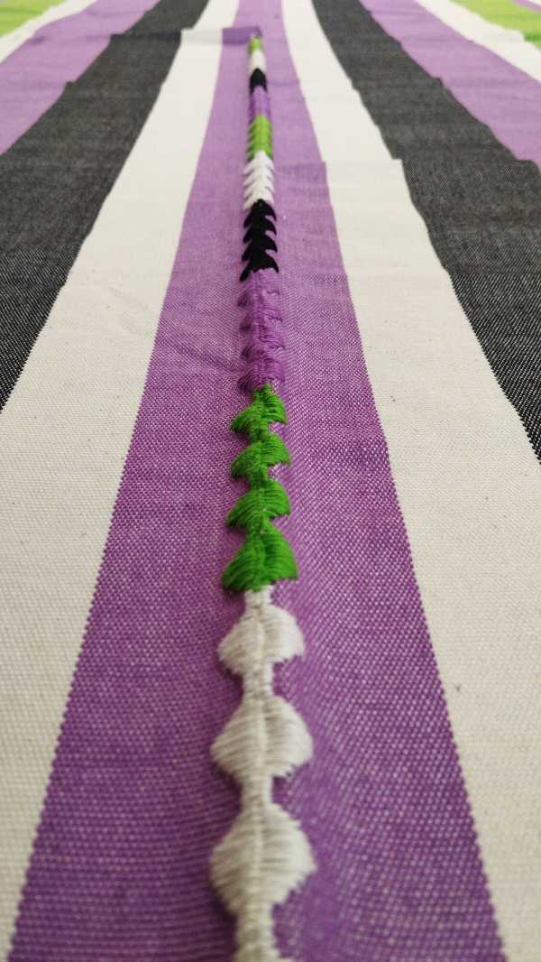 Handwoven Cotton Loom Poncho