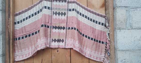 Handwoven Shawl with Traditional Patterns