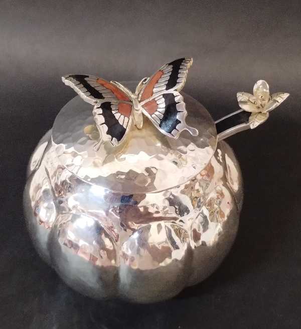 Monarch Butterfly Sugar Bowl
