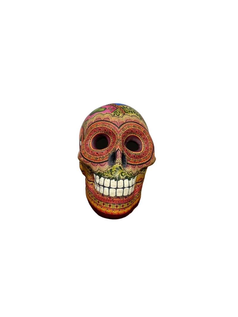 Loteria Skull – Polychrome Clay