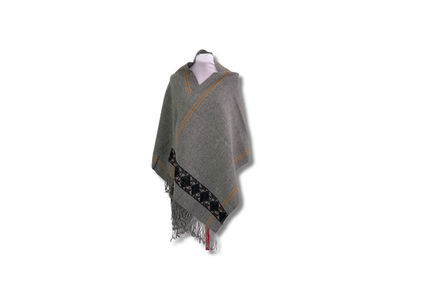 Grey Cotton Shawl