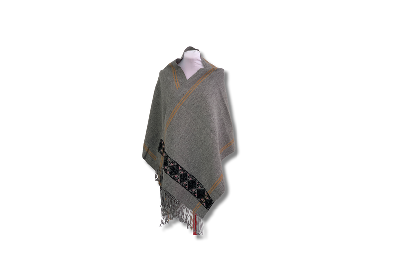 Grey Cotton Shawl