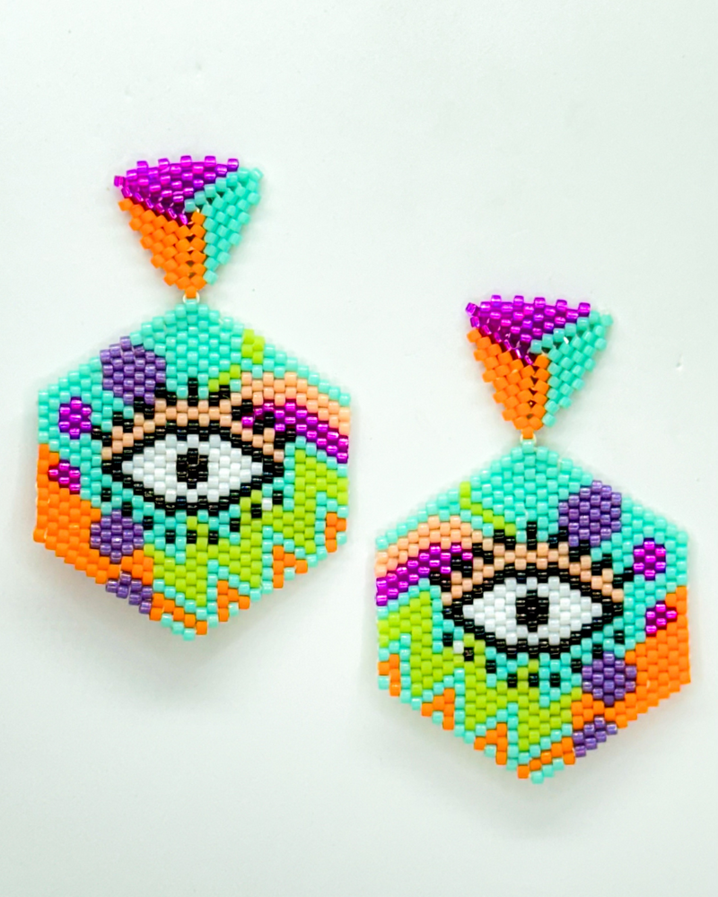 Chromatic Eye Earrings