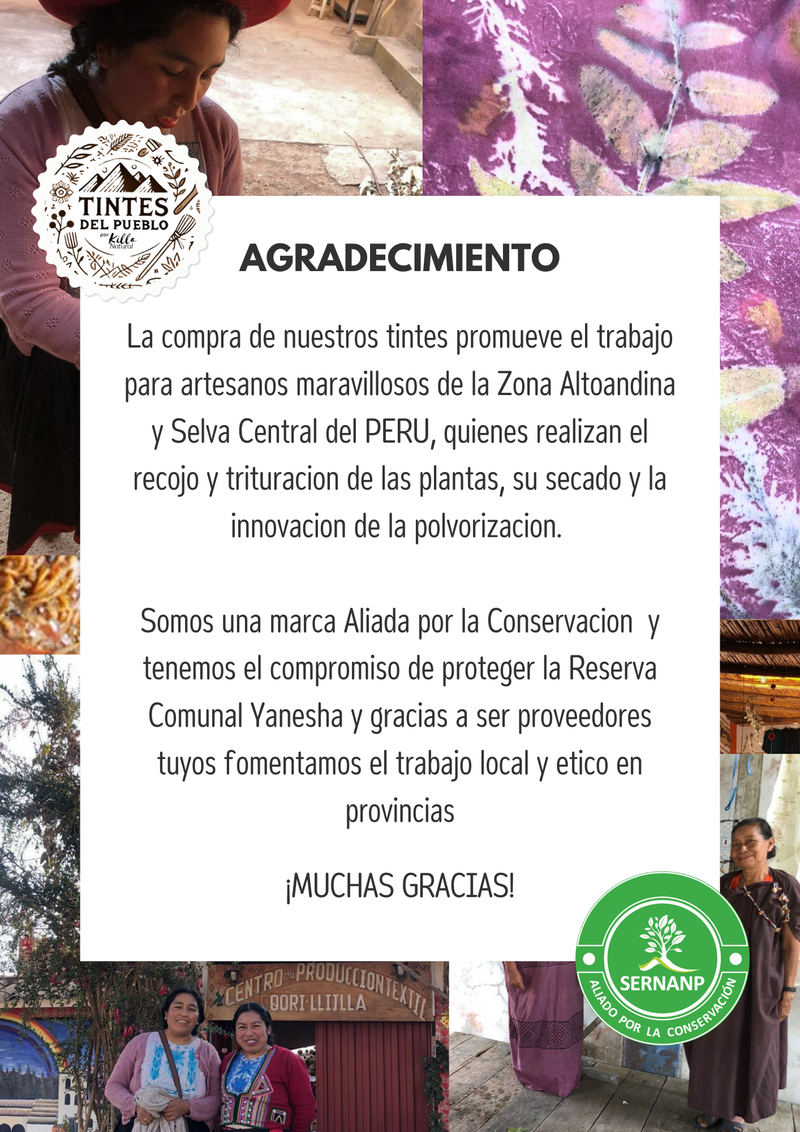 Tintes del Pueblo – 100% Natural Blue Dye