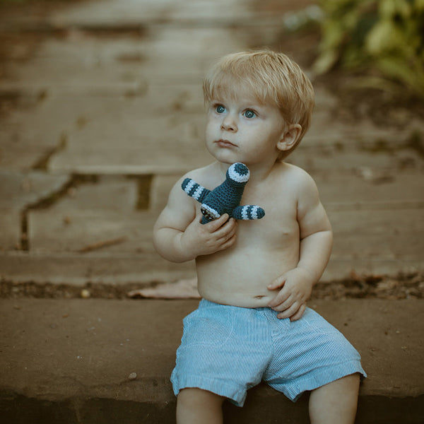 Blue Airplane Rattle