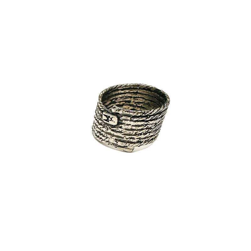 Spool Ring – Sterling Silver