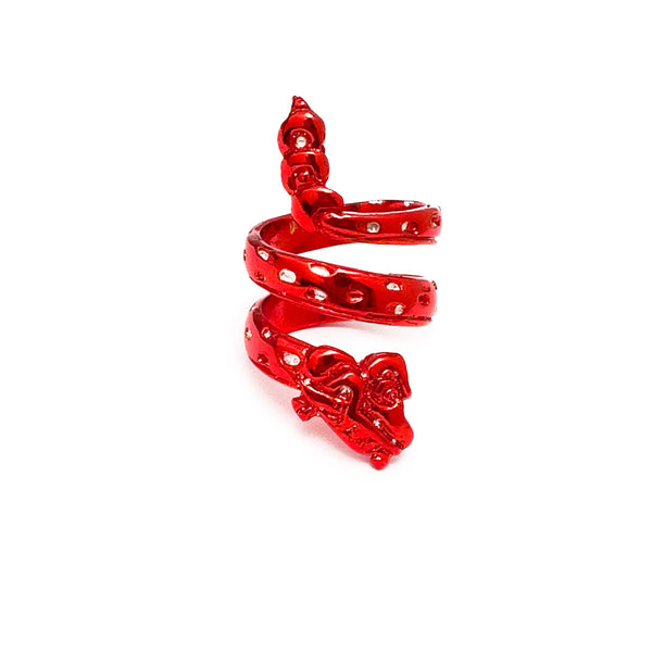 Quetzalcoatl Ring – Red