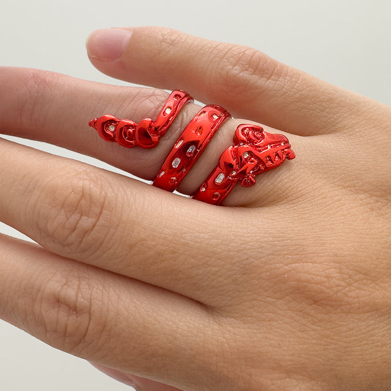 Quetzalcoatl Ring – Red