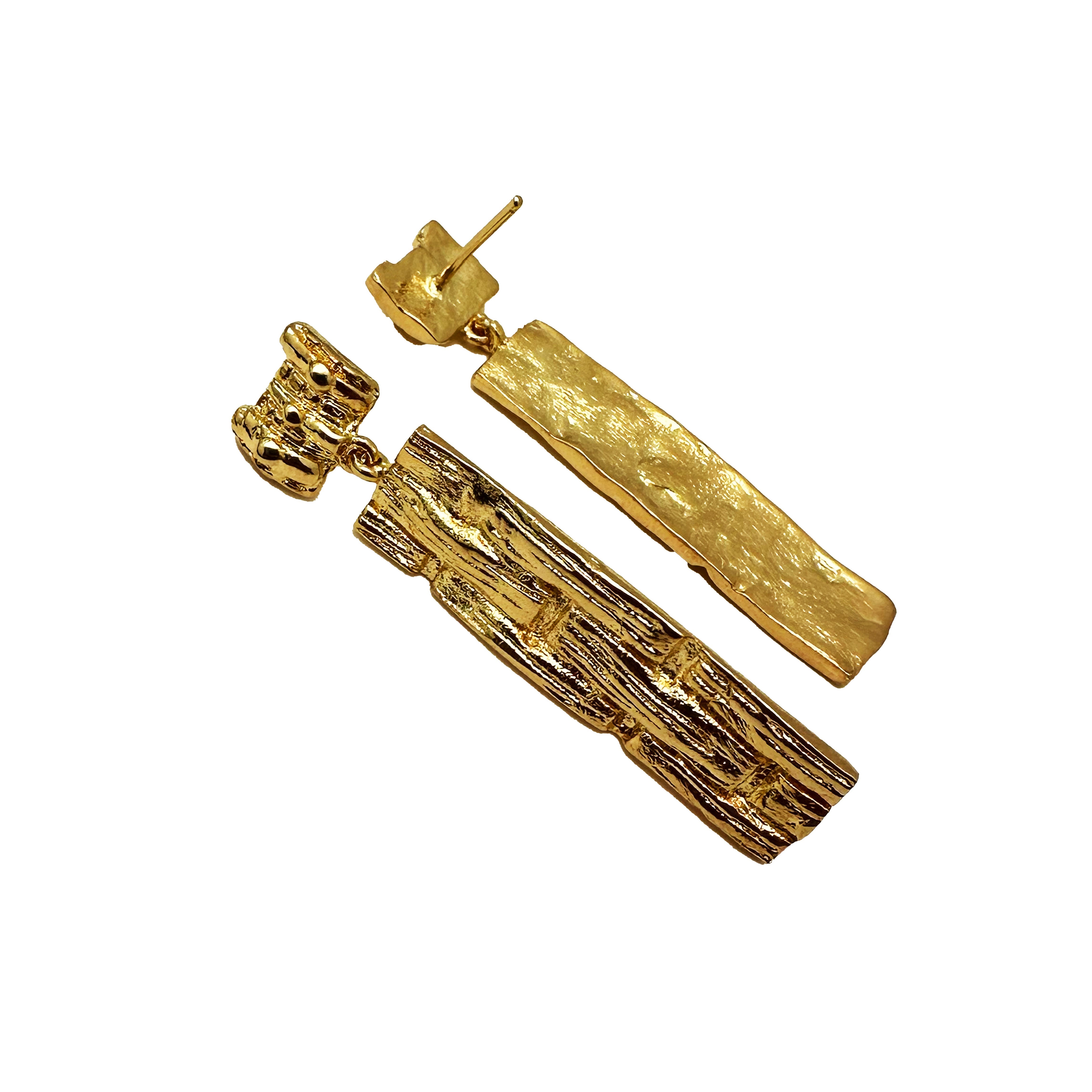 Long Basket Weave Earrings Product
