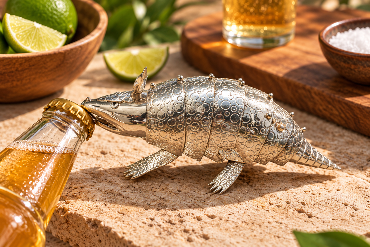 Armadillo Bottle Opener