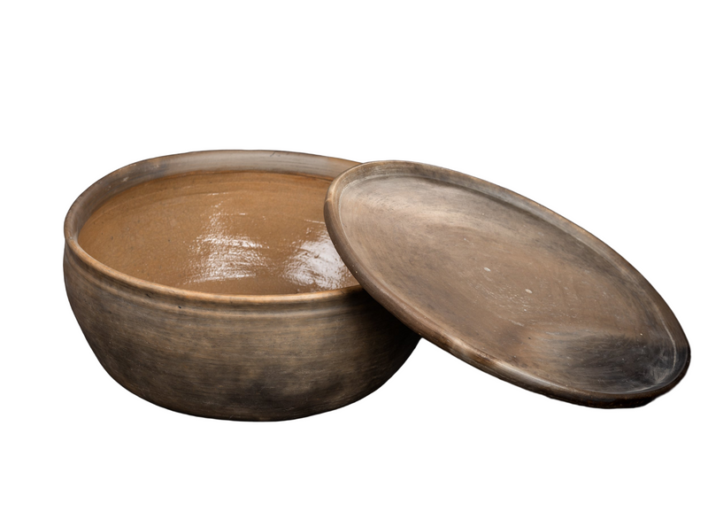 Clay Rice Pot with Lid