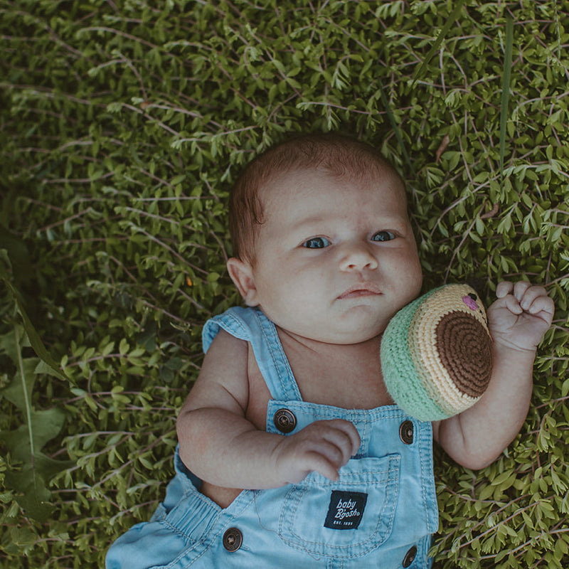 Pretend Play Food Rattle - Avocado