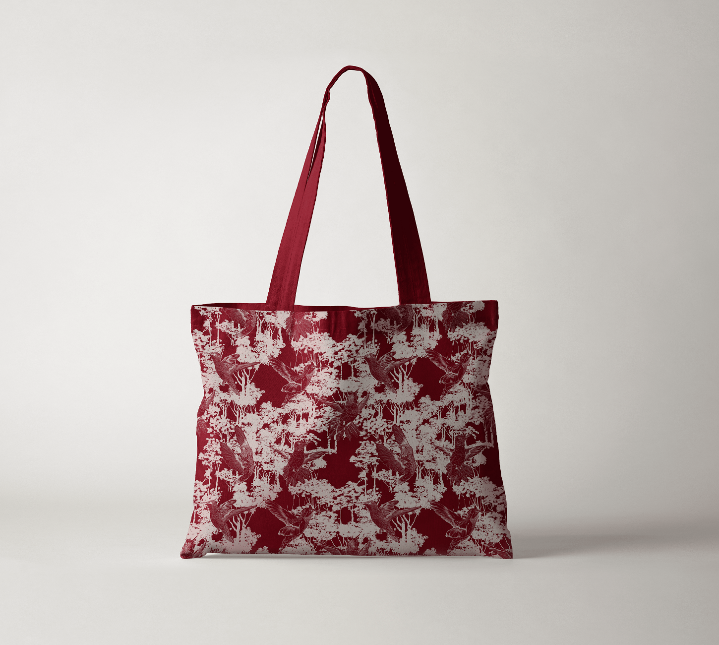 Aves del Amazonas Hummingbird Print Tote Bag