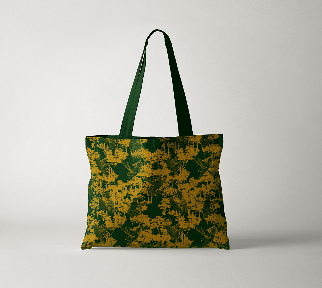Aves del Amazonas Hummingbird Print Tote Bag