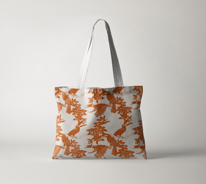 Aves del Amazonas Toucan Print Tote Bag