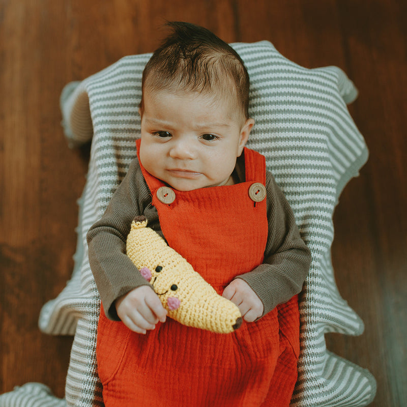 Pretend Play Food Rattle - Yellow Banana