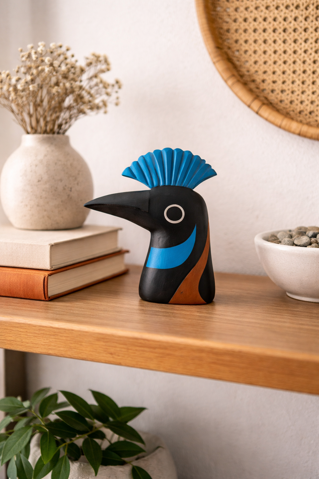 Blue Carriqui Mask