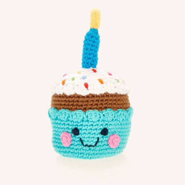 Pretend Play Food Rattle - Cupcake with Candle