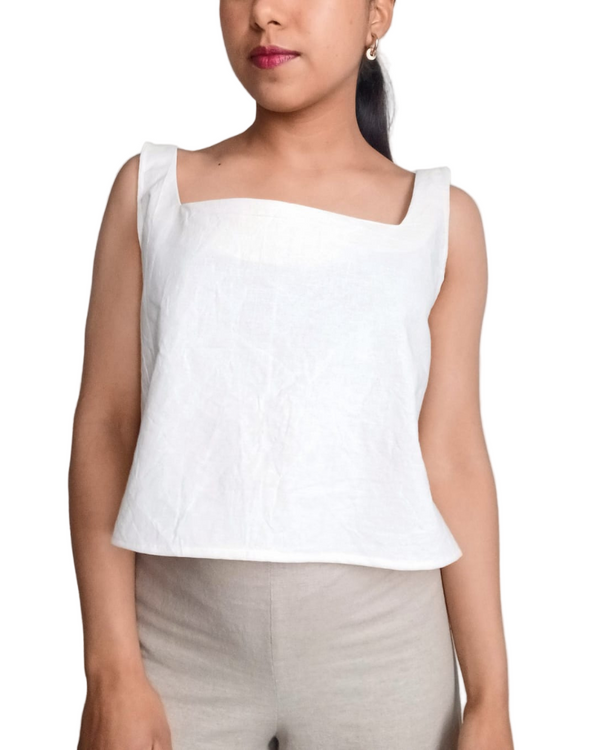 White Blanket Blouse