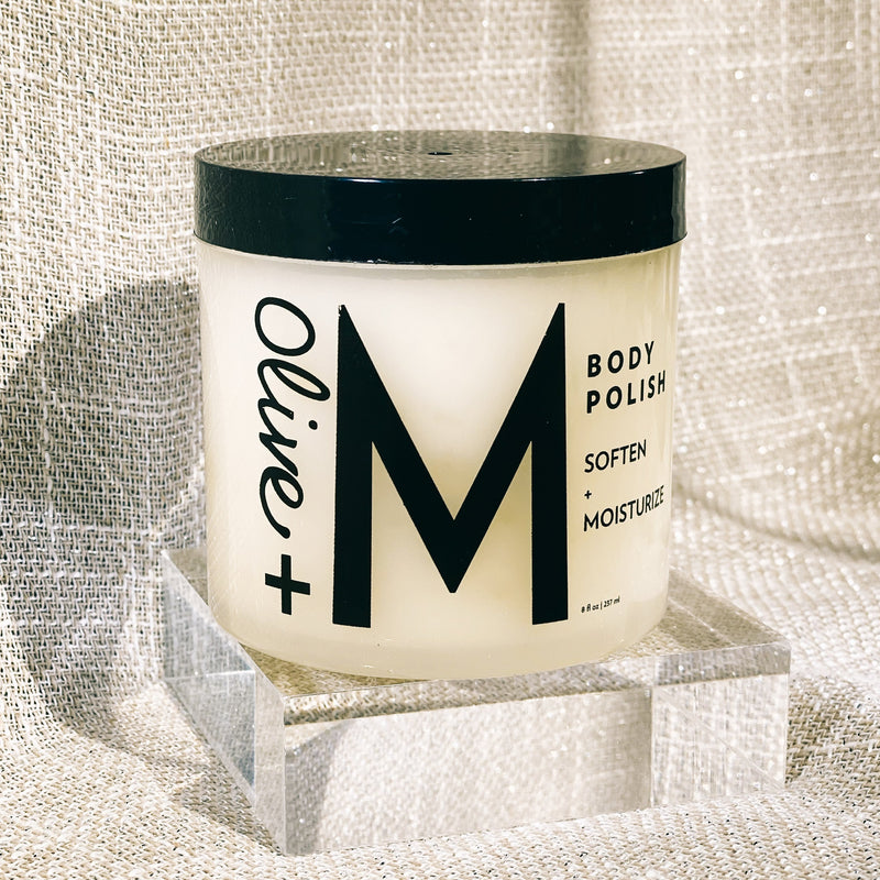 Soften + Moisturize Body Polish – Ultimate Skin Smoothing & Hydration by Olive +M (8 oz)